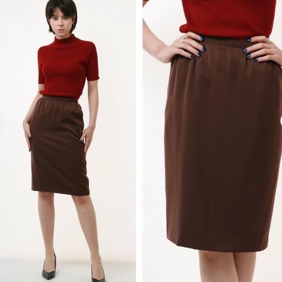 Valentino Dresses & Skirts - SOLD Authentic Vintage 1980s Valentino Miss V  Wool Skirt .